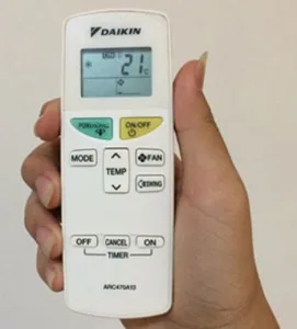 Arti Simbol Remote AC Daikin