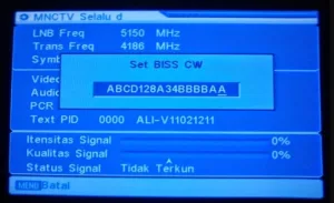Cara Memasukan Biss Key Nex Parabola