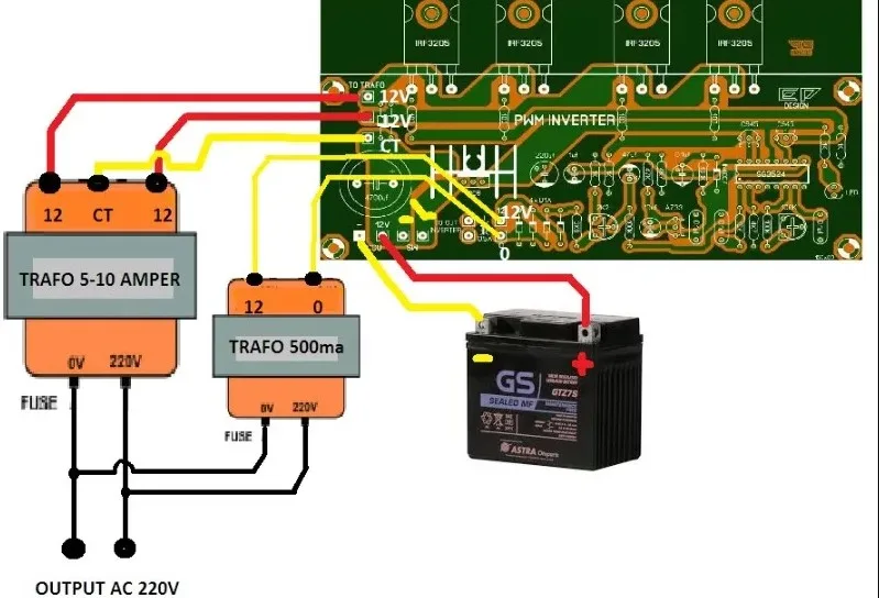 Skema Inverter DC to AC