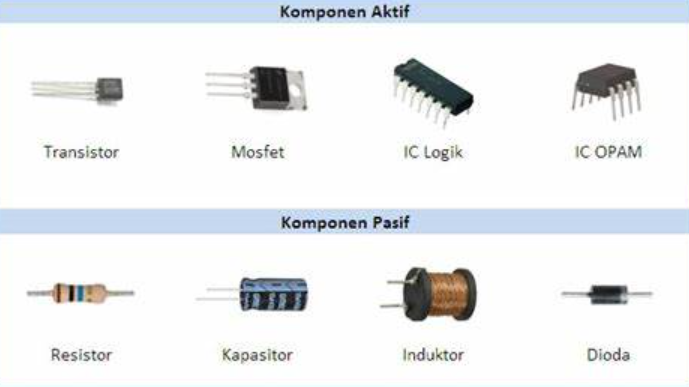 Pengertian Komponen Elektronika Aktif dan Komponen Elektronika Pasif