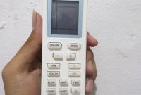 Layar Remote AC Sharp Tidak Muncul