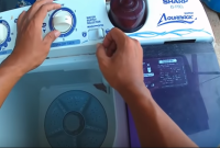 Cara Memperbaiki Modul Mesin Cuci Sharp 1 Tabung