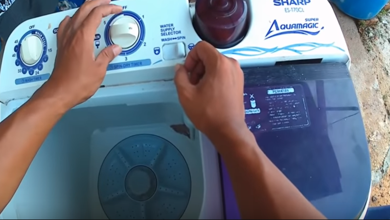Cara Memperbaiki Modul Mesin Cuci Sharp 1 Tabung