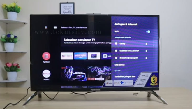 Cara Menghubungkan WiFi ke TV Polytron