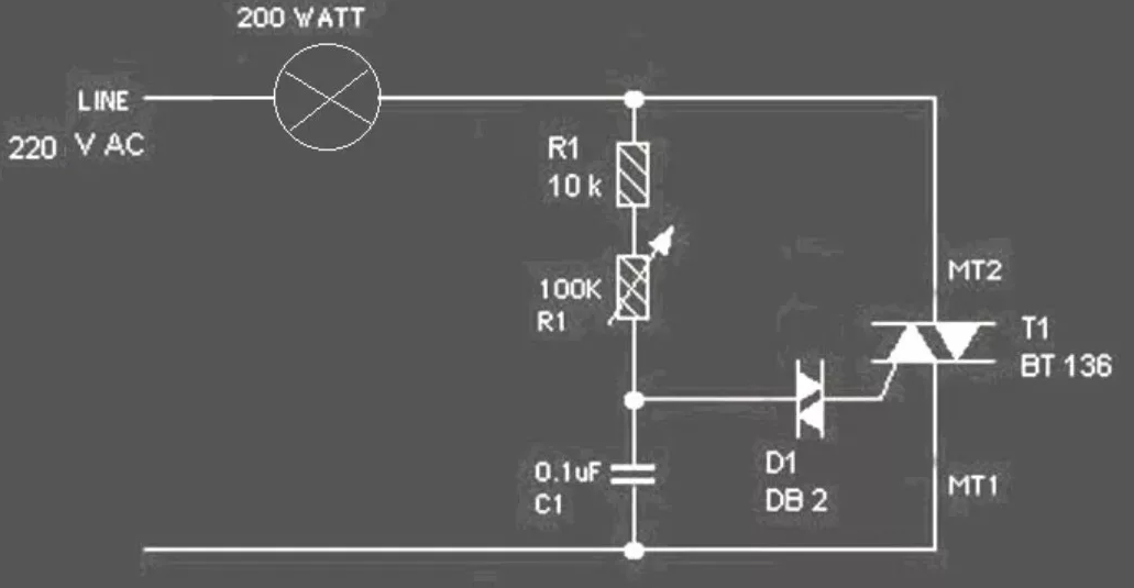 Rangkaian Dimmer AC 220V Pembahasan Secara Lengkap Bengkeltv.id