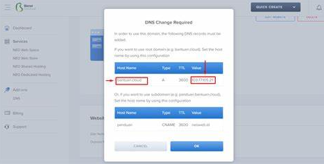 Cara Setting DNS Biznet