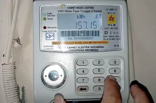 Cara Setting Alarm Token Listrik Merk Itron