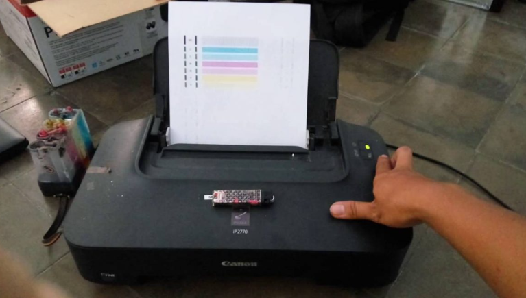 Cara Cleaning Printer