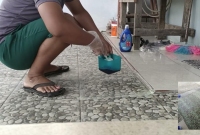 Cara Membersihkan Keramik Bernoda Semen