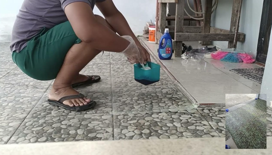 Cara Membersihkan Keramik Bernoda Semen