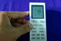 Cara Mengatasi Remote AC Sharp Yang Terkunci